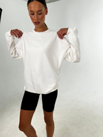 Свитшот женский оверсайз хлопок толстовка с начесом