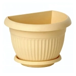 Кашпо настенное ЛИВИЯ D220мм Белая Глина 0,154,167х0,22м