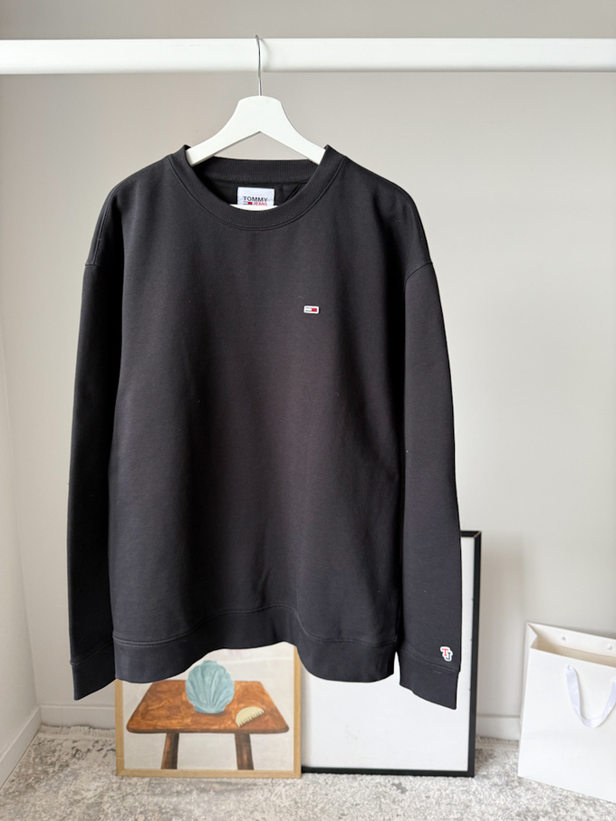 Хлопковый свитшот Tommy Jeans, L