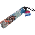 Зонт механический ветроустойчивый, матовая ручка «BESTzontik - World», микс 4 дизайна, длина 25см, d-110см