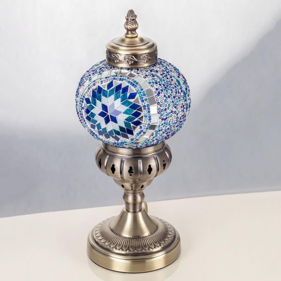 CL419816 Каир Мозаика Синяя Св-к Настольный