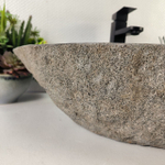 Каменная раковина из речного камня RS-05489 (60*40*16) 0857 из натурального камня