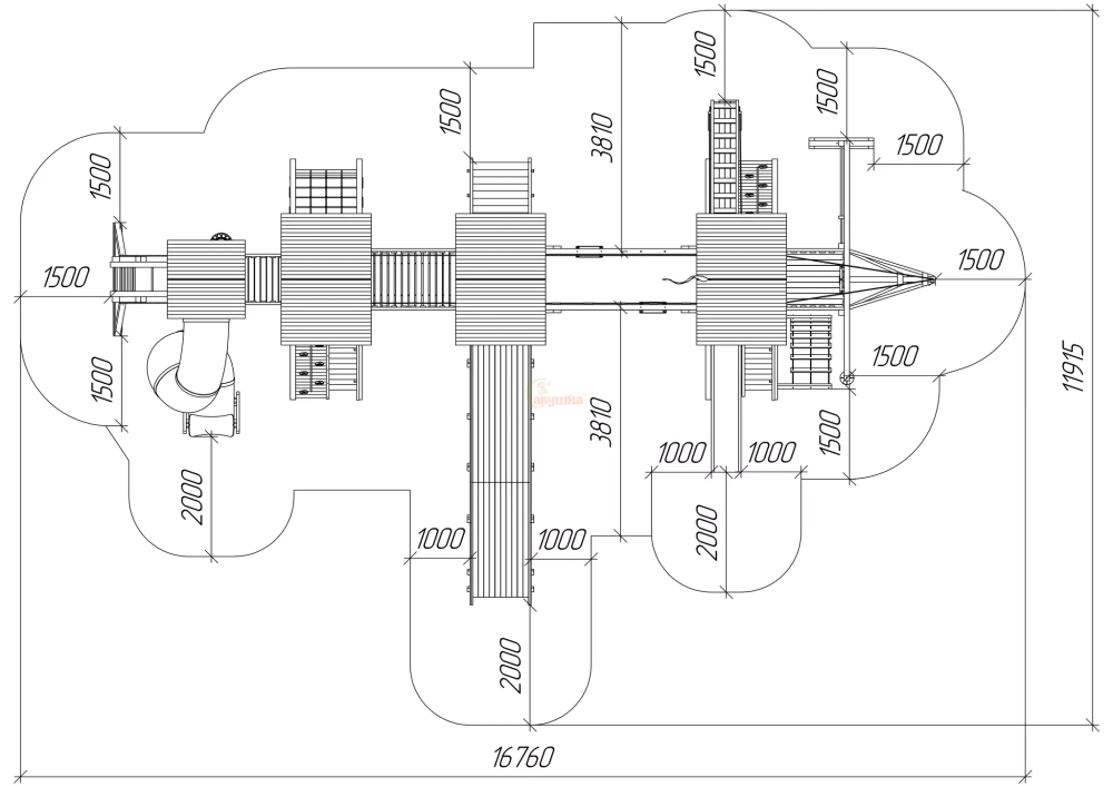 Детская площадка Савушка Люкс 1 Max