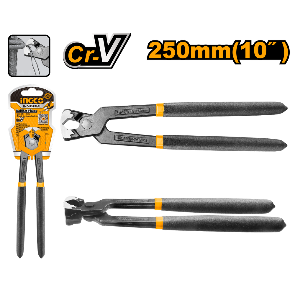 Клещи вязальные 250 мм INGCO HRP02250 INDUSTRIAL