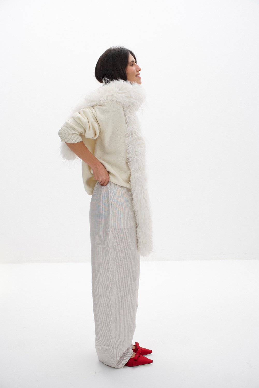 Брюки Mila изо льна и хлопка