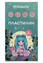Пластилин "Анимэ" 6 цветов, со стеком, 120 грамм (ПандаРог)