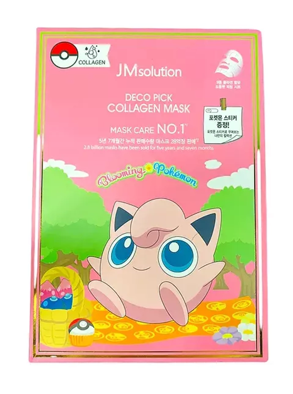 Маска тканевая с коллагеном JMsolution Deco Pick Collagen Mask, 30 мл