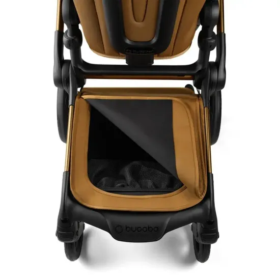 Коляска 2 в 1 Bugaboo Fox 5 Complete Noir Limited Edition (Amber Glow)