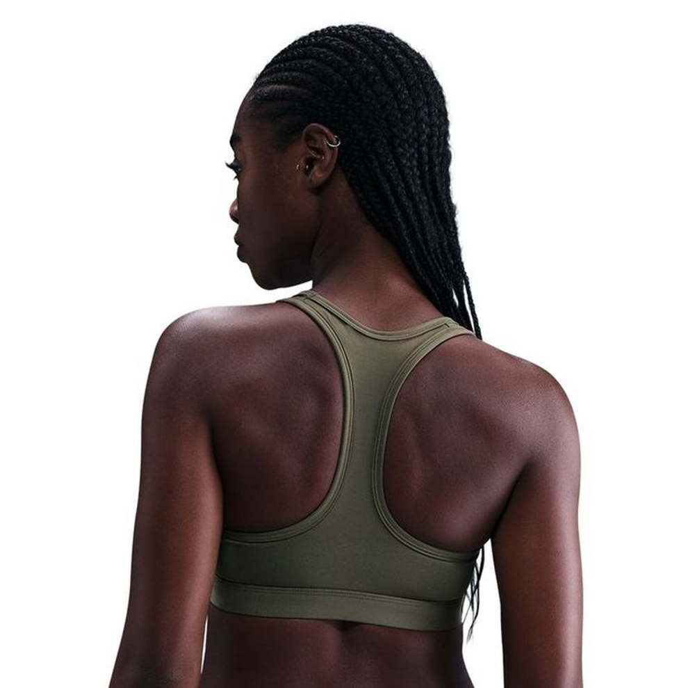 Теннисный бюстгальтер Nike Swoosh Medium Support Non-Padded Sports - medium olive/white