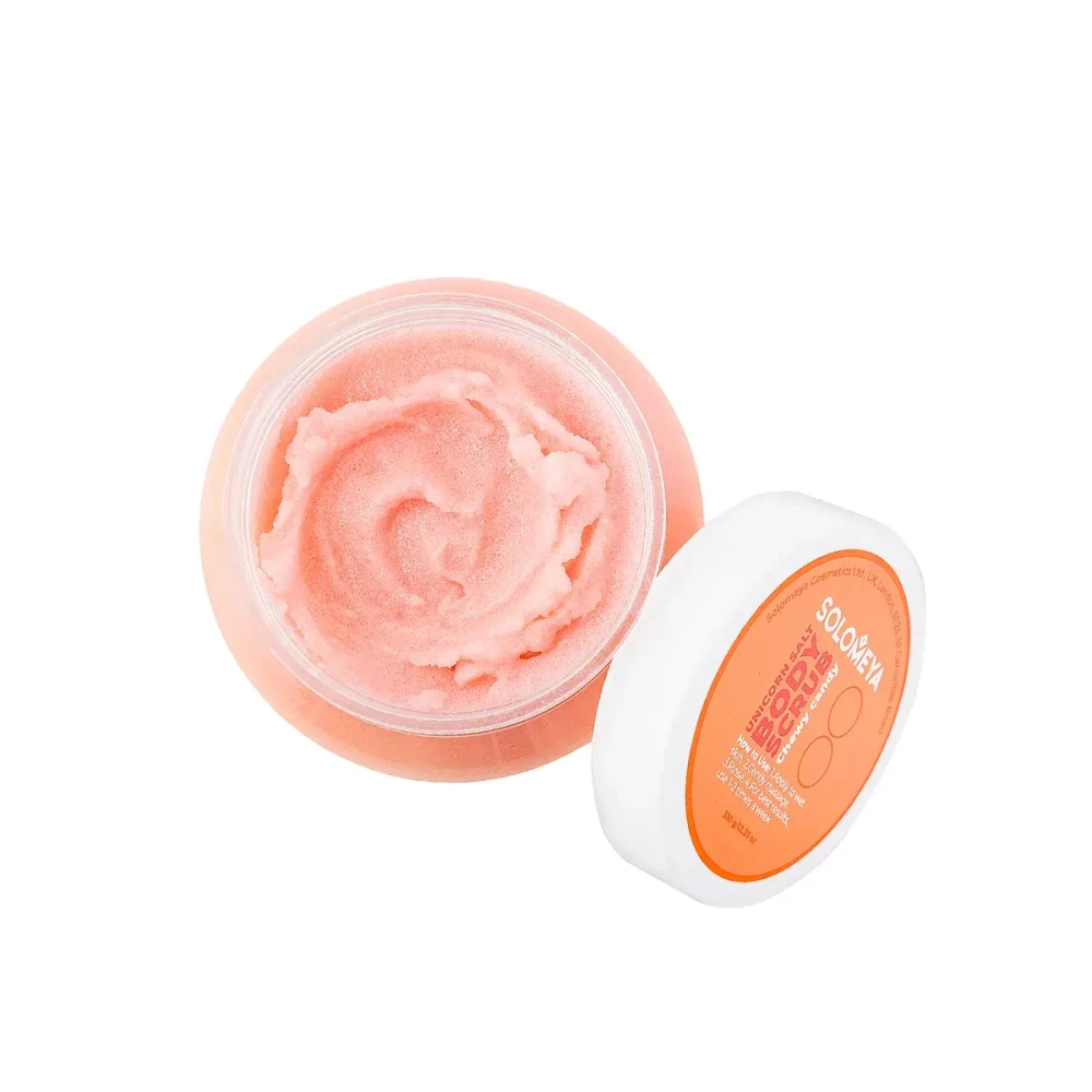 [SOLOMEYA] Солевой скраб для тела Мармелад Unicorn salt body scrub Chewy candy 320 гр