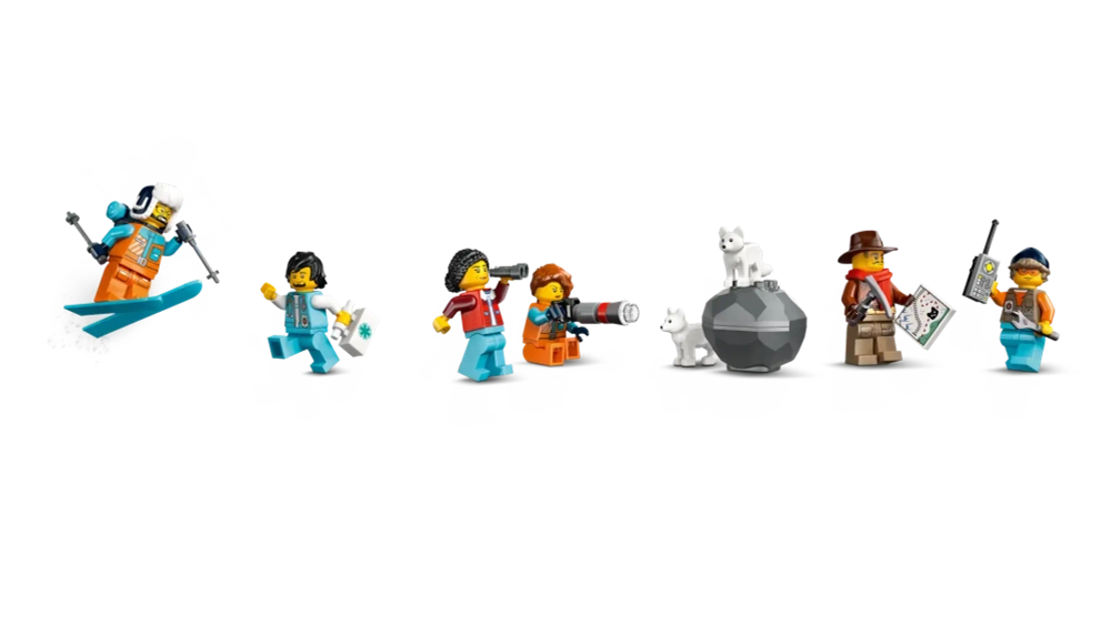 Конструктор LEGO City 60470 Полярный экспресс для исследователей Арктики