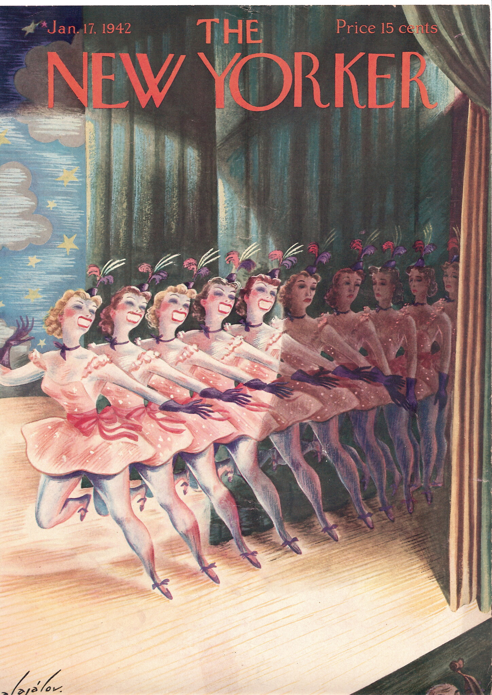 Журнал The New Yorker 17-01-1942, обложка