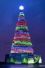 Уличная елка каркасная "Уральская" (пвх) 21 м