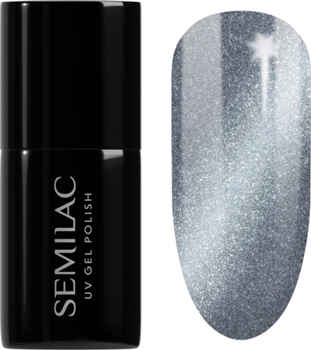 Semilac UV Hybrid Silk Effect - Гибридный лак для ногтей с использованием УФ / СВ-лампы оттенок 465 Luxury Chillout, 7 ml