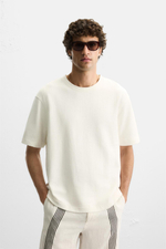 Толстовка regular fit из рельефной ткани