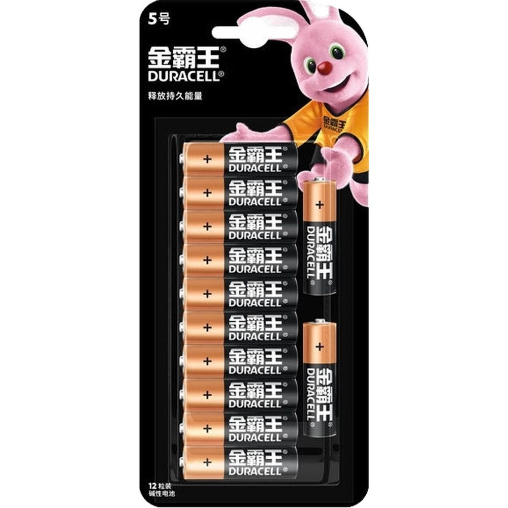 Батарейка Duracell AA/LR6-12 BL, 12 шт/бл