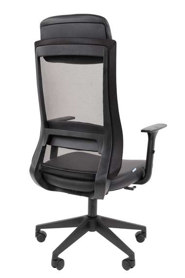 Офисное кресло Chairman 500LT Россия экокожа черный/TW-01 черный