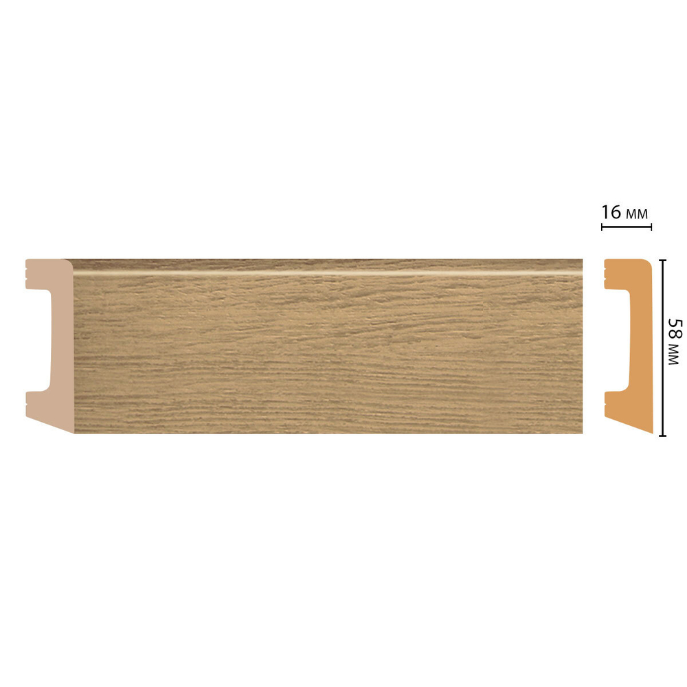 Плинтус Decomaster D234 D234-83 ДМ