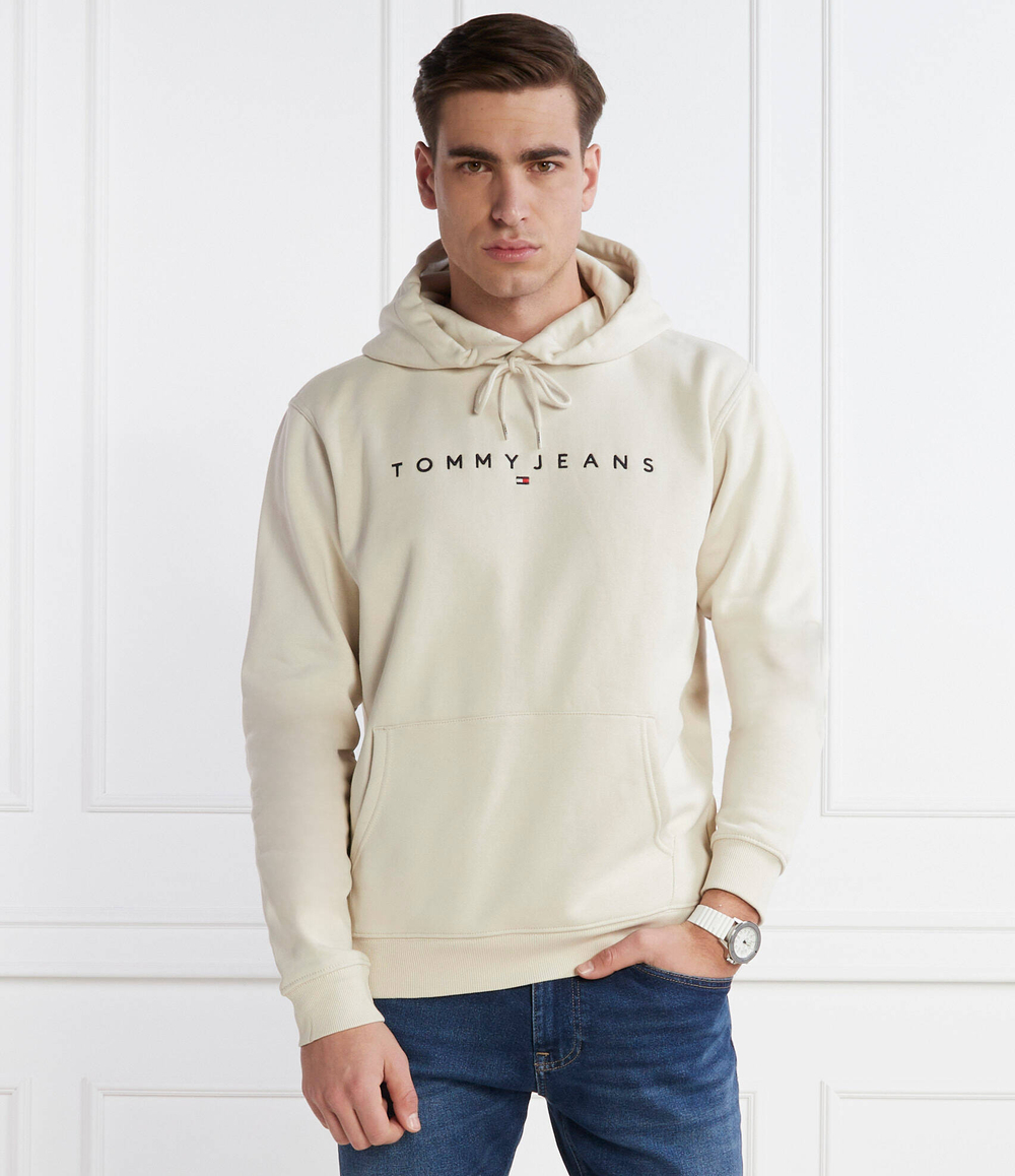 Худи LINEAR LOGO HOODIE EXT Tommy Jeans - бежевый(DM0DM17985)