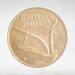 Italy 10 Lire 1978 R, VF