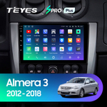 Teyes SPRO Plus 9" для Nissan Almera  2012-2018