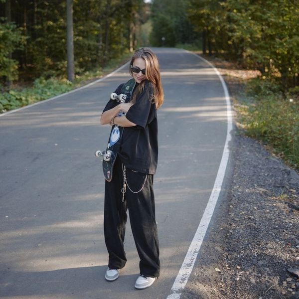 Брюки #7 вельветовые черные - фото 14