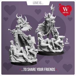 Комплект миниатюр LOVE IS bundle: Friends