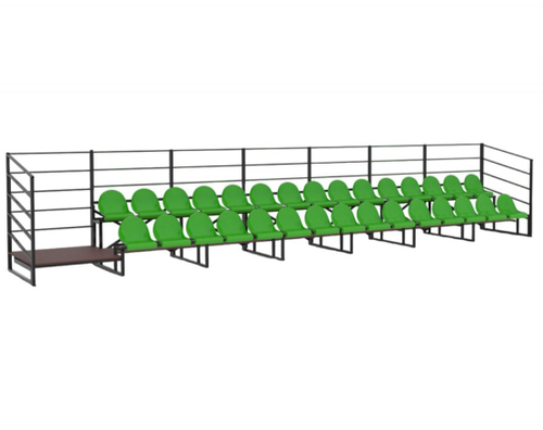 Трибуна сборно-разборная 2-х рядная на 30 мест (без навеса)