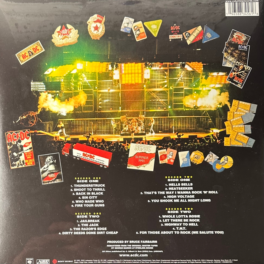 AC/DC ‎– Live 2LP (Европа 2024г.) Gold