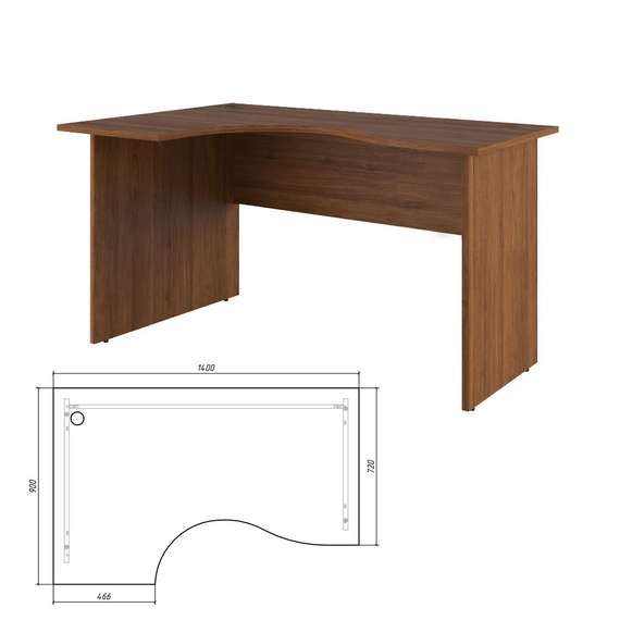 Стол эргономичный левый Trend TRD29625408 140x90x75