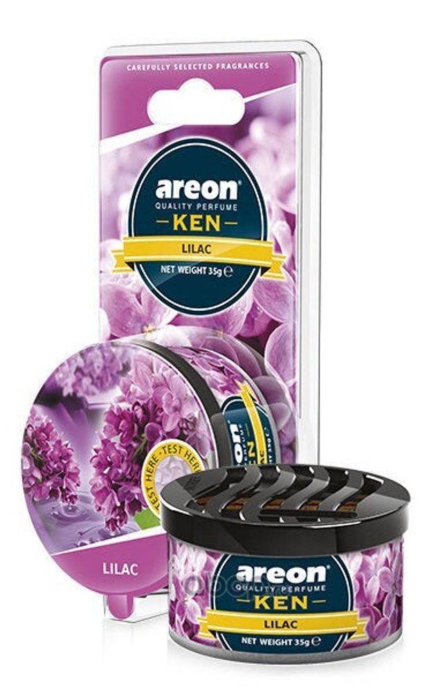 Ароматизатор на панель  KEN BLISTER  Сирень (AREON)