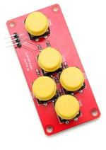 AD Keyboard Simulate Five Key, клавиатура 5 кнопок, плата расширения для Arduino