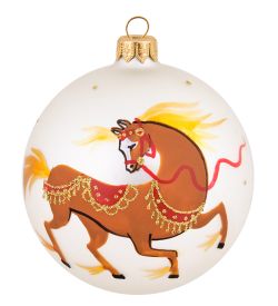 Элита НФШ-1697/2 Ел.украшение Шар «Конь» 90 мм