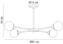Потолочная люстра Arte Lamp MARCO