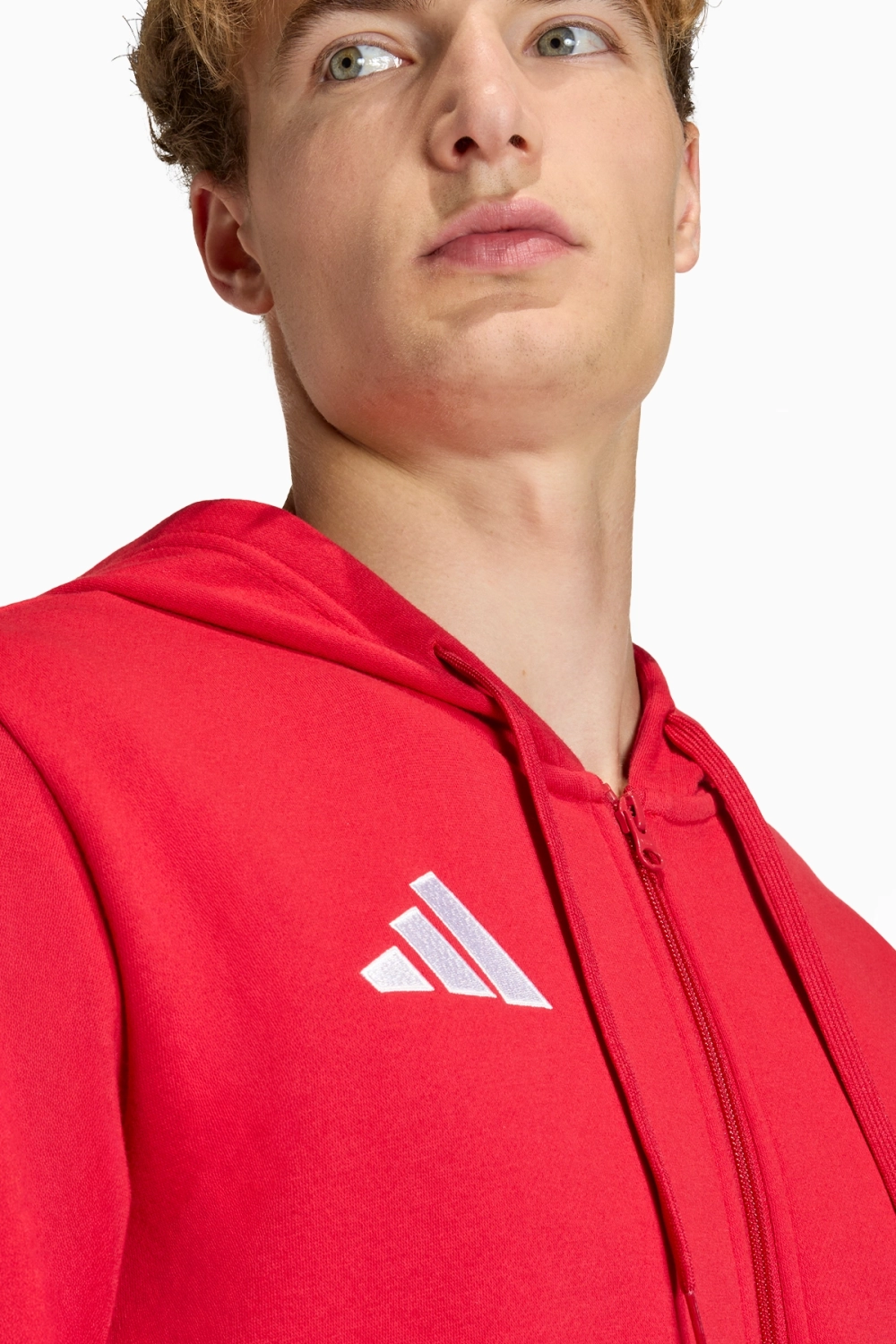 Кофта adidas Entrada 26 Sweat Full-Zip - красный
