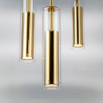 756012 Люстра CILINO 1х40W GU10 ЗОЛОТО