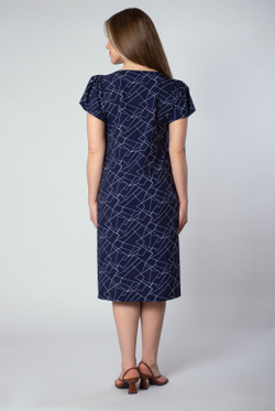 Платье женское 2572ЛПБ, графика #176Грл052572ЛПБ