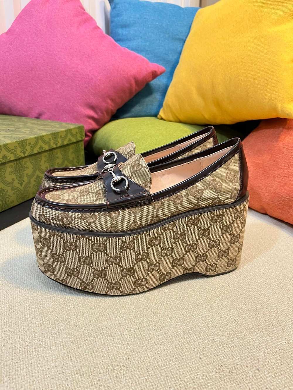Gucci Horsebit Platform Loafer