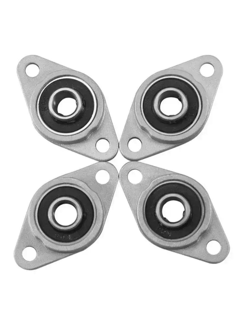 Опорный фланцевый подшипник KFL08 8мм, 4 штуки