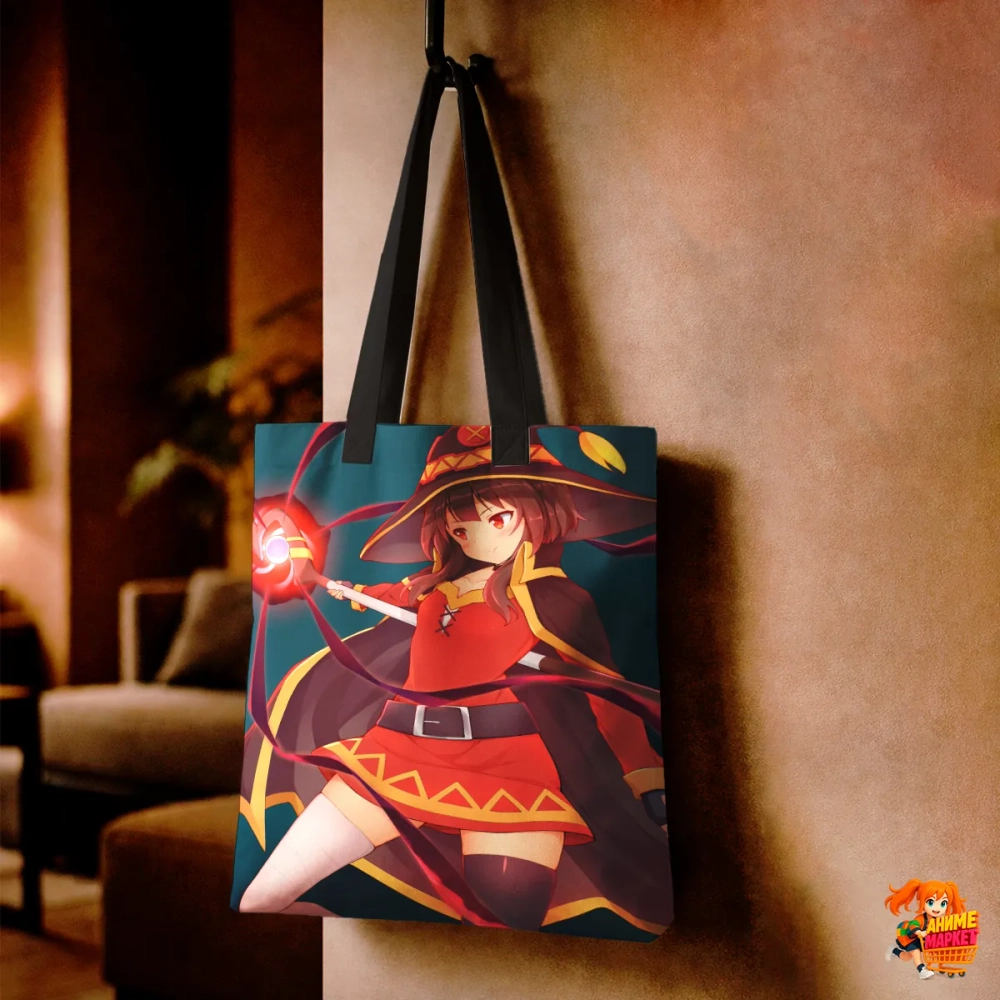 Сумка шоппер с принтом KonoSuba