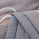 Комплект постельного белья Сатин с Одеялом 100% хлопок 160x80 на резинке OBR158