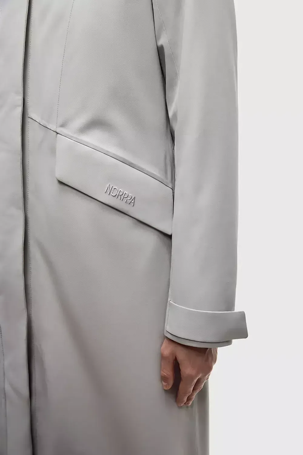 Пальто женское SEIM 2 NORPPA пепельно-голубой