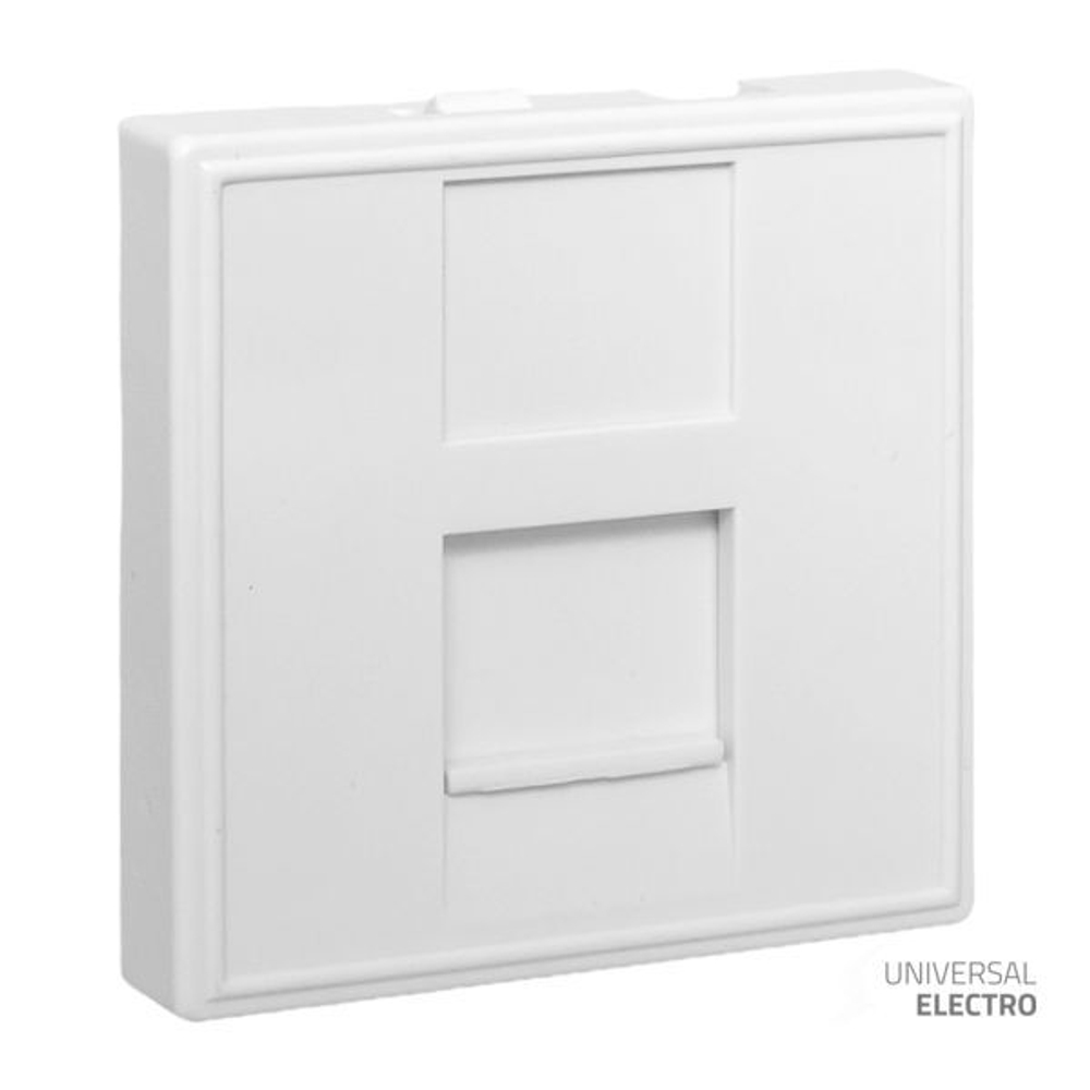 Розетка RJ45 кат, 6, 2 модуля EKF