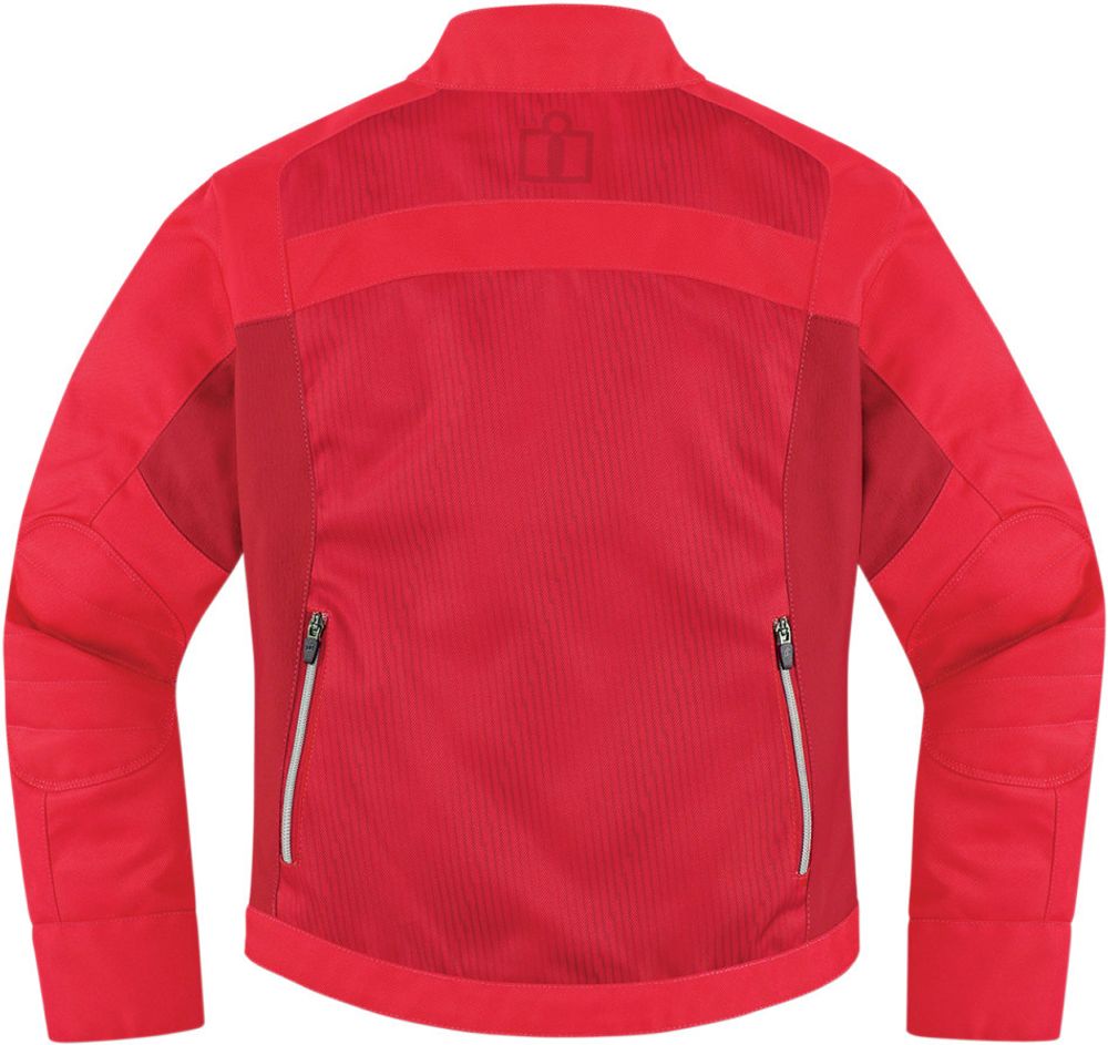 Мотокуртка - ICON HELLA 2 (женская, текстиль, красная)