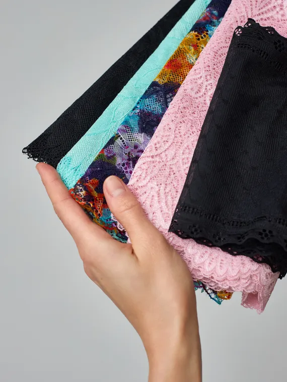 Ветошь кружева - 10 отрезов от 70 см до 1 метра (вышивка, реснички, эластичка)