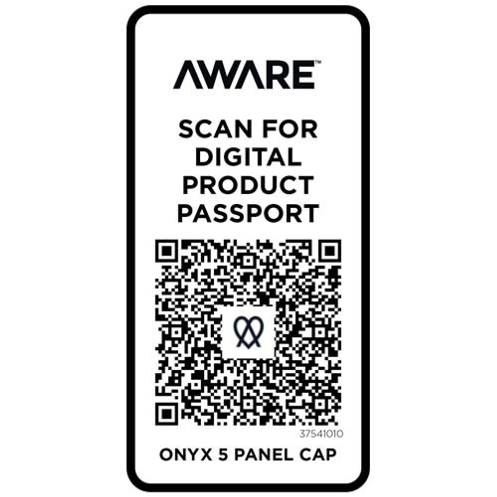 Onyx с 5 панелями Aware™ кепка из переработанных материалов