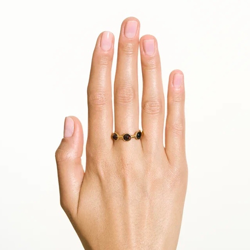 Кольцо КОЛТ позолота с гранатами