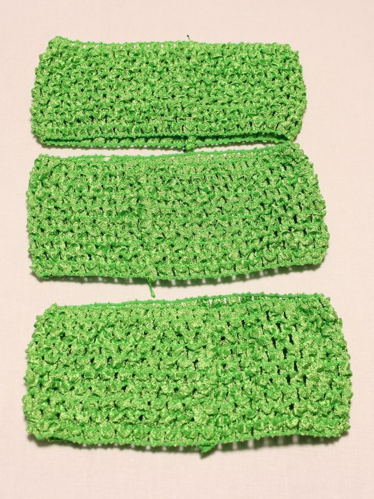 `Повязка ажурная, 70 мм, цвет №30 мятно-зеленый