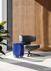 Журнальный столик Matis, 49х41х48 см, синий