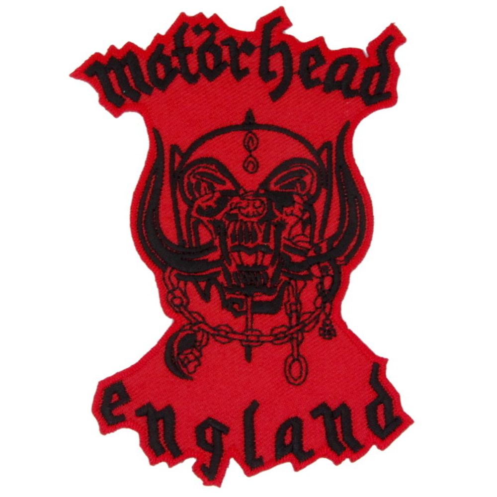Нашивка Motorhead (England, красная)